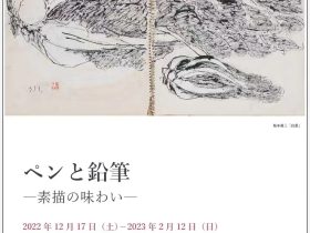 企画展「ペンと鉛筆　素描の味わい」坂本善三美術館