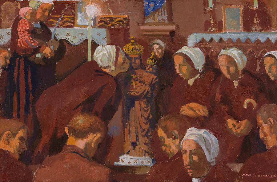 モーリス・ドニ《フォルグェットのパルドン祭》1930年　油彩／カンヴァス　54.5×82.5cm　カンペール美術館
Collection du musée des beaux-arts de Quimper, France