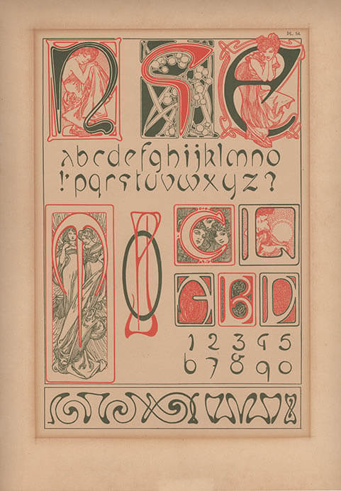 《装飾資料集》PL54　1902年　OGATAコレクション

