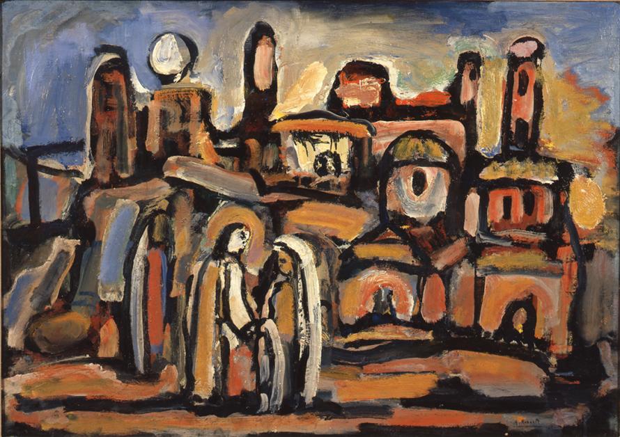 ジョルジュ・ルオー

《街外れのキリスト》1938-39年