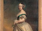 《若き日のビクトリア女王》F.X.ヴィンターハルター工房作・イギリス、1842年頃 穐葉アンティークジュウリー美術館蔵