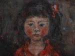 麻生三郎《子供》1948年　個人蔵