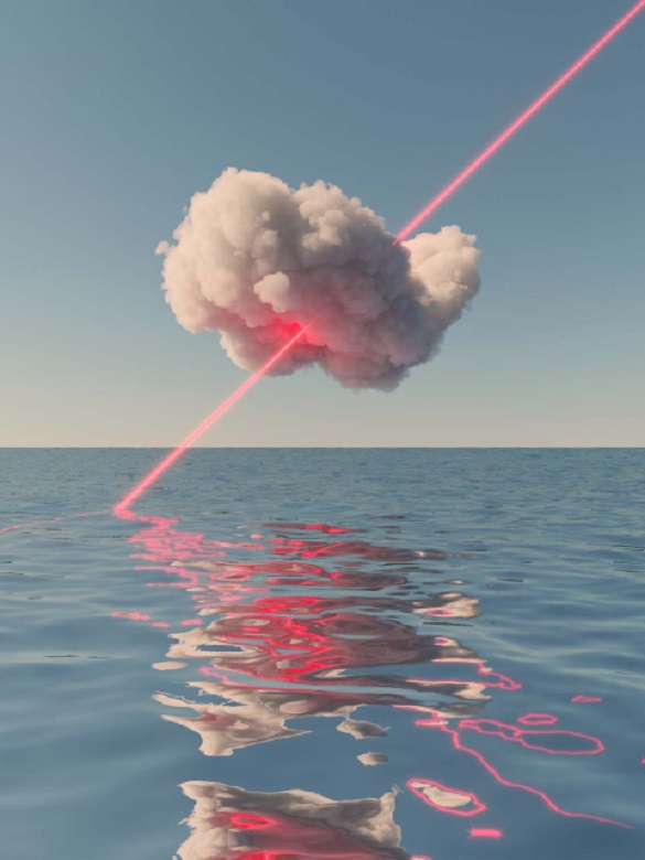 “Jesolo Cloud” by David Stenbeck, courtesy of Jenn Singer Gallery. Limited edition digital print on archival paper, 2019]
