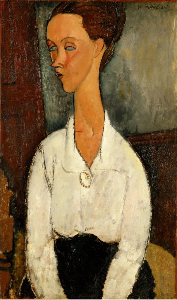 アメデオ・モディリアーニ 《ルニア・チェホフスカの肖像》 1917年

