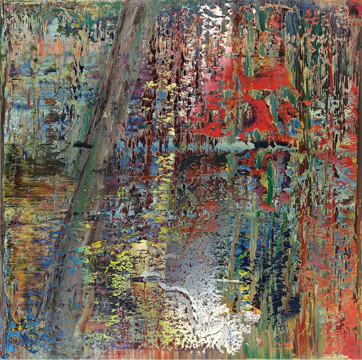 ゲルハルト・リヒター《抽象絵画 (649-2)》 1987年 © Gerhard Richter 2022 (13092022)