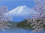 「湖水桜花富士」 （20P）