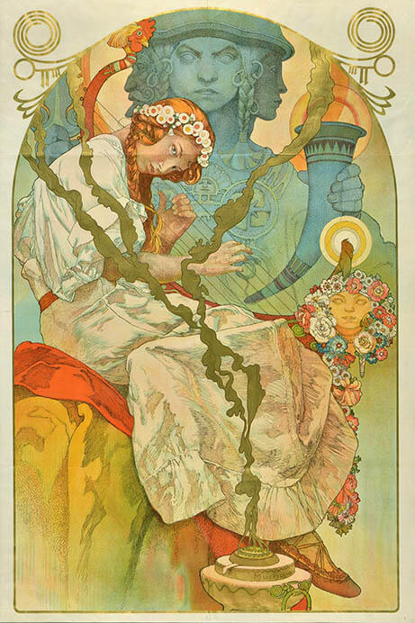ポスター「《スラヴ叙事詩》展」1928年／チマル・コレクション


