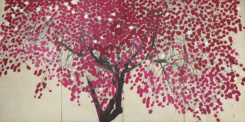 船田玉樹《花の夕》1938年

