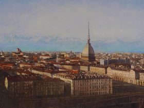 「LA VITA A TORINO トリノの日々」　30×60cm