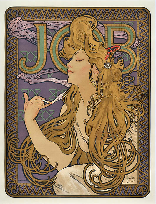 ポスター「ジョブ」 1896年／チマル・コレクション


