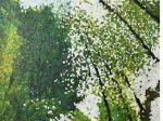 竹藪の下で サイズ：F50 油彩・キャンバス