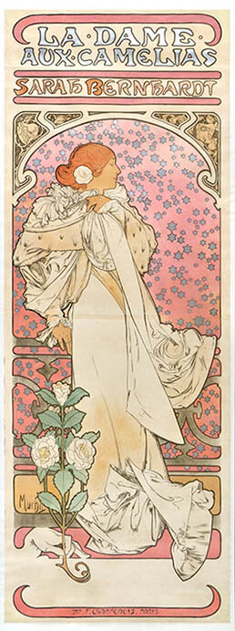 ポスター「椿姫」 1896年／チマル・コレクション


