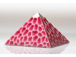 ピラミッド（ピンク） サイズ：15×15×10cm