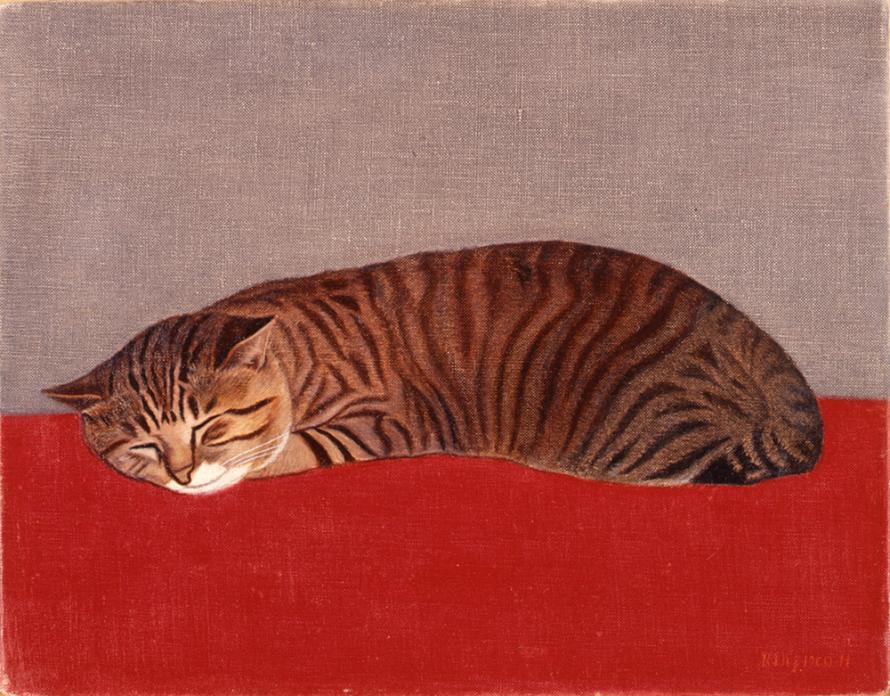 長谷川潾二郞
《猫》 1966年
洲之内コレクション