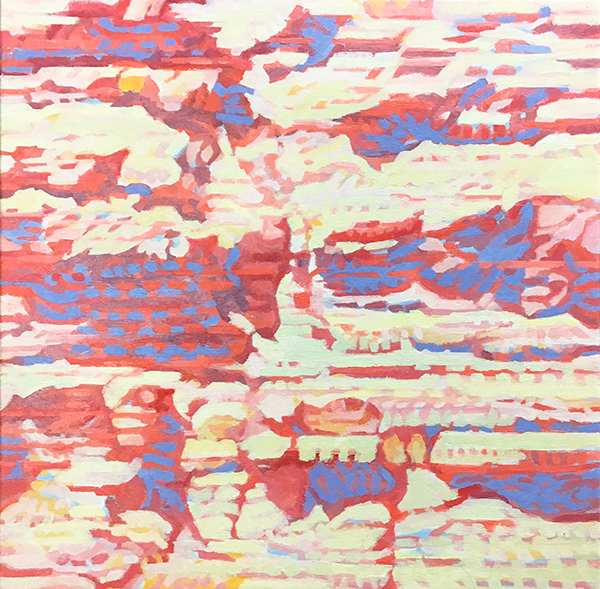 橋谷勇慈 「No.993」キャンバスに油彩 S6号（41 × 41 cm）2022