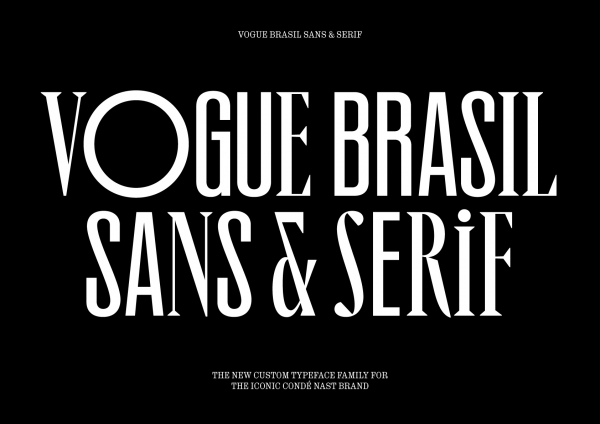 タイプデザイン賞「Vogue Brasil Sans & Serif」Studio DRAMA
