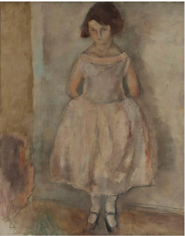 ジュール・パスキン 《少女 の肖像 》 1924 25 頃

