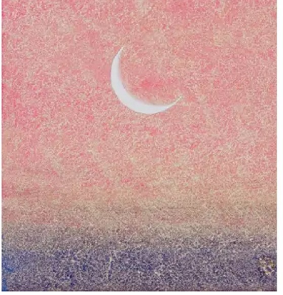 「Crescent Moonクレセントムーン」 （縦22.7×横22.7㎝​​）