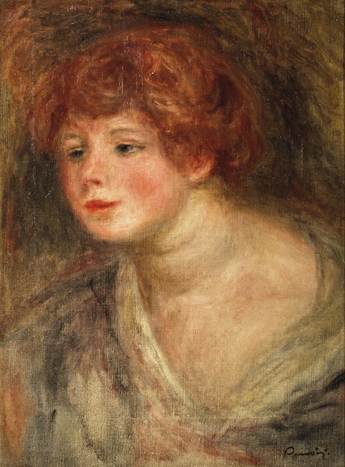 《少女像》
 ピエール=オーギュスト・ルノワール
 1916年−1918年
 当館蔵