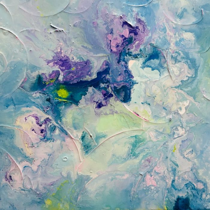 「天海」 油彩 18 × 18 cm