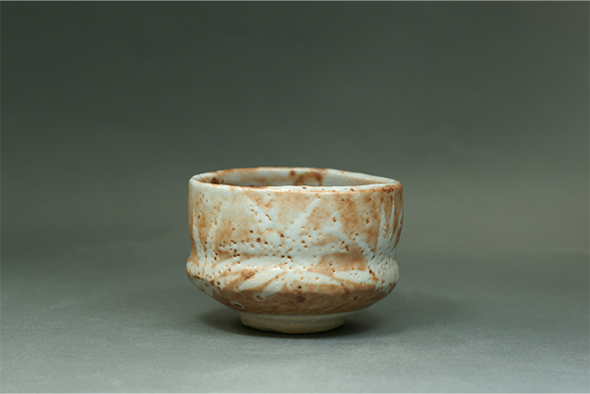 志野 竹絵 茶碗
径12.8×高さ9cm