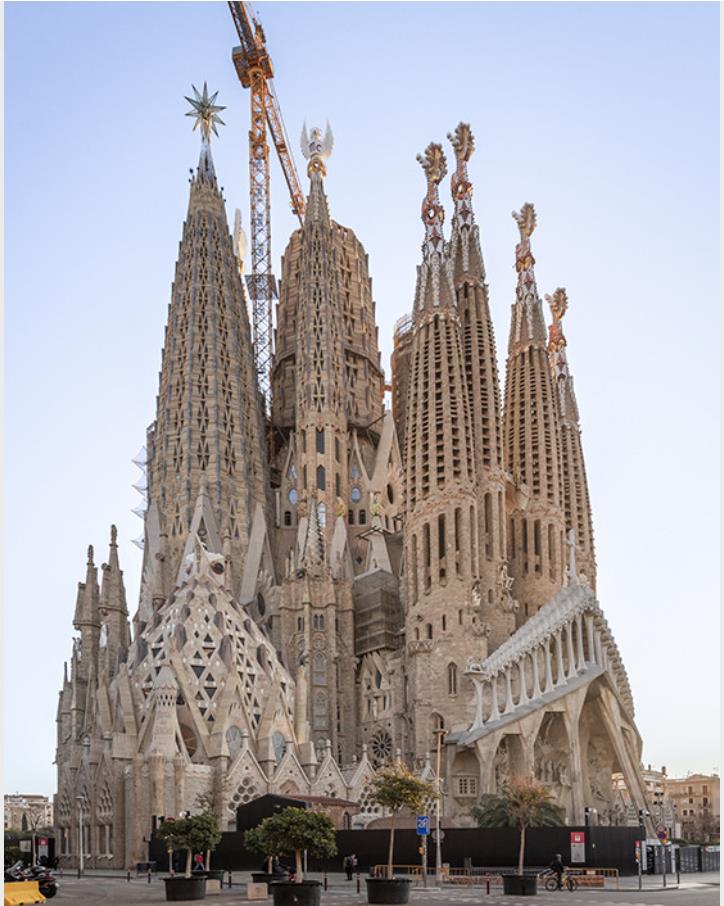 サグラダ・ファミリア聖堂、2023年1月撮影 ©Fundació Junta Constructora del Temple Expiatori de la Sagrada Família