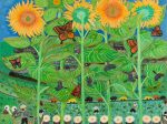 塔本シスコ《長尾の田植風景》1971年、キャンバス、油彩