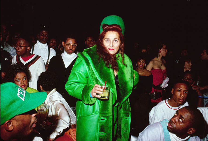 Patricia Field at Paris DuPree Ball at Trax, NYC 3/12/89 photo by ©Tina Paul 1989 All Rights Reserved