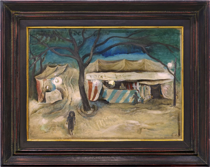「冬」 1968 油彩、カンヴァス 33.8×45.7cm
