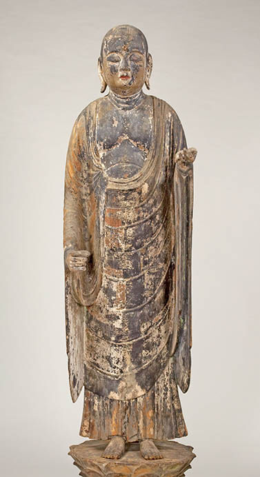 重要文化財　地蔵菩薩立像　日本・平安時代　久安 3 年（1147)　根津美術館蔵

