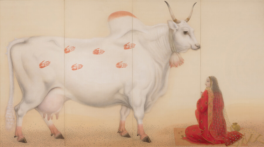 堂本印象「乳の願い」1924年（大正13）京都府立堂本印象美術館蔵