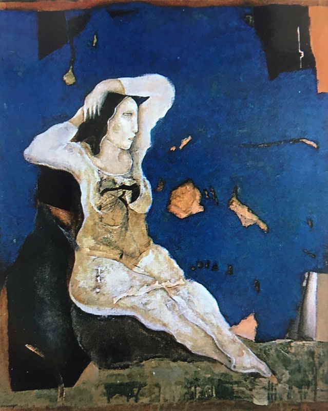 「女」
1976
油彩、カンヴァス
91.0×72.7cm