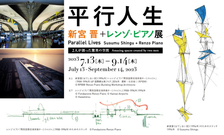 「Parallel Lives 平行人生 — 新宮晋＋レンゾ・ピアノ展」大阪中之島美術館
