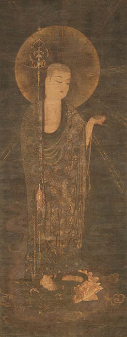地蔵菩薩図　日本・鎌倉時代　14 世紀　根津美術館蔵

