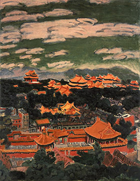梅原龍三郎「紫禁城」　昭和15年（1940）

