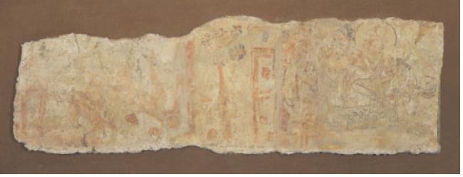 《本生図壁画（部分）》ハッダ　４～５世紀　龍谷大学