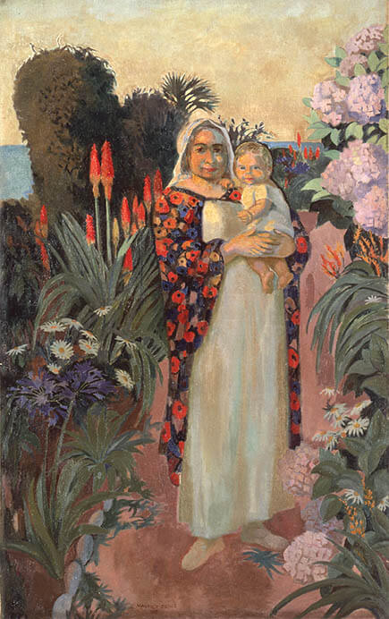 モーリス・ドニ《シャグマユリの聖母子》1925年　油彩、カンヴァス　埼玉県立近代美術館蔵

