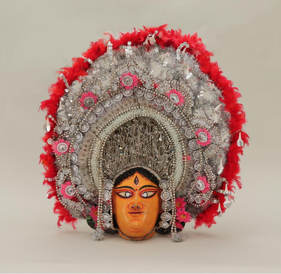 仮面舞踏劇｢チョウ｣の仮面：ドゥルガー女神 インド　西ベンガル州プルリア　20世紀後半

