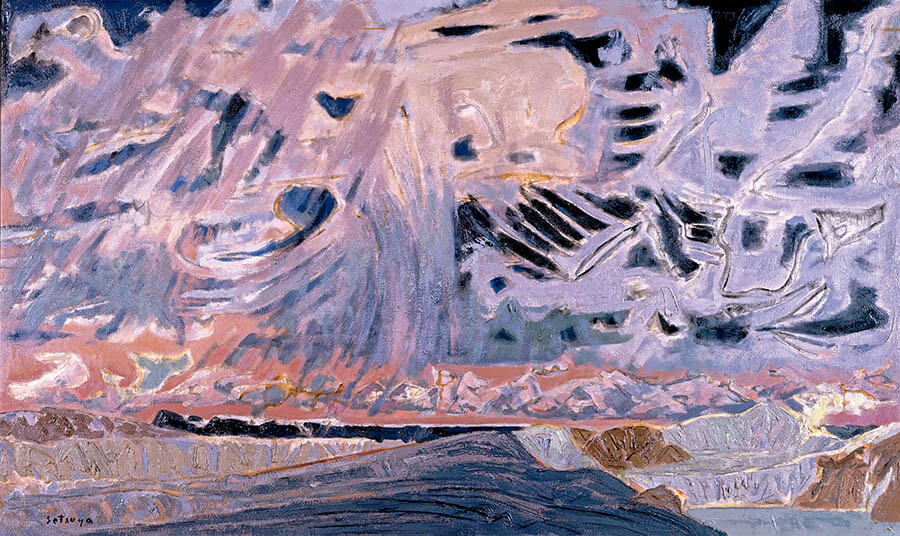 《雲》1963年　群馬県立近代美術館蔵

