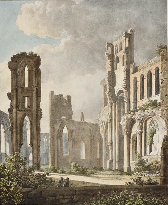アルフォンス・ド・カイユー、シャルル・ノディエ、テロール男爵（編）『古きフランスのピトレスクでロマンティックな旅』より、1820-25年刊、リトグラフ、町田市立国際版画美術館

