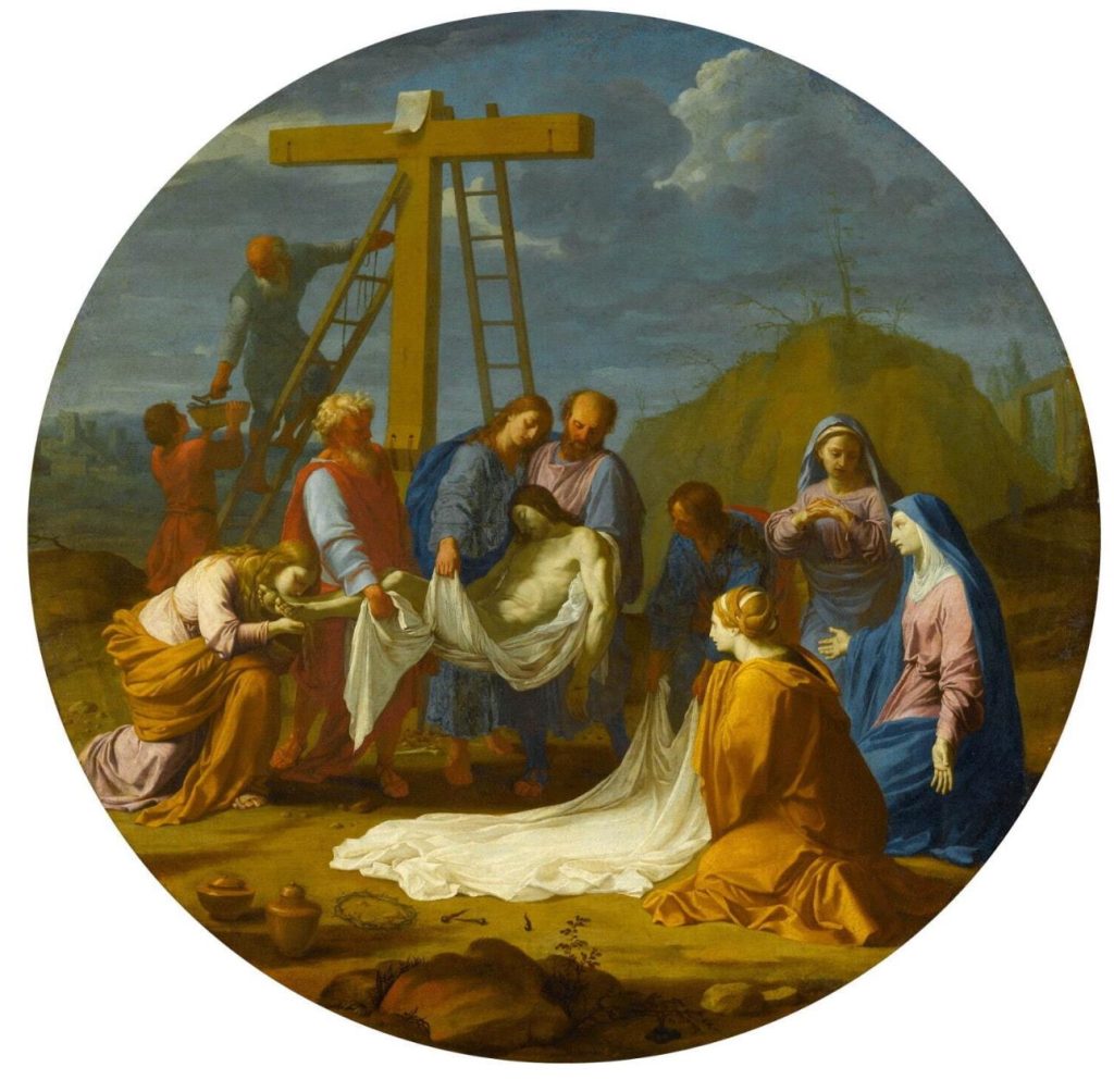 ウスターシュ・ル・シュウール 《十字架降下》 1651年頃 パリ、ルーヴル美術館蔵 Photo © RMN-Grand Palais (musée du Louvre) / Gérard Blot / distributed by AMF-DNPartcom
