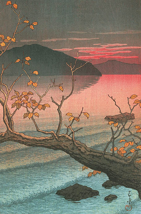 《十和田子之口》日本風景集 東日本篇 1933（昭和8）年7月 木版・紙
渡邊木版美術画舗