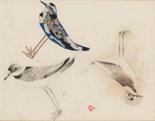 堂本印象「千鳥」1960年（昭和35）京都府立堂本印象美術館蔵

