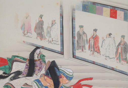 日本の歴史画が欲しいね。

小堀鞆音

《内侍好賢図》（部分）

当館寄託

初公開

