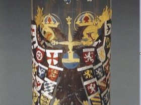 双頭の鷲文フンペン／ボヘミア／1599年　町田市立博物館蔵