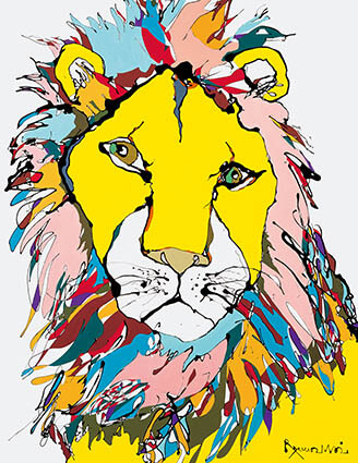 今井龍満《Lion》2014　メナード美術館蔵

