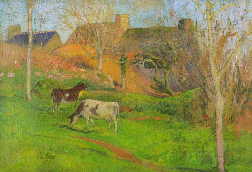 アンリ・モレ《ポン＝タヴァンの風景》1888-89年、カンペール美術館蔵
Collection du Musée des Beaux-Arts de Quimper
