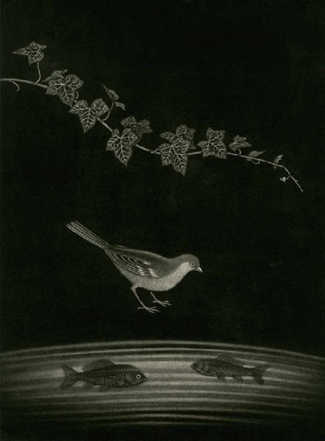 「小鳥と魚の友愛」1964年　マニエール・ノワール

