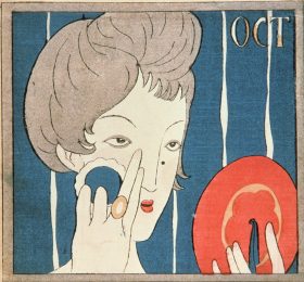 化粧の秋（『婦人グラフ』表紙）1924年	