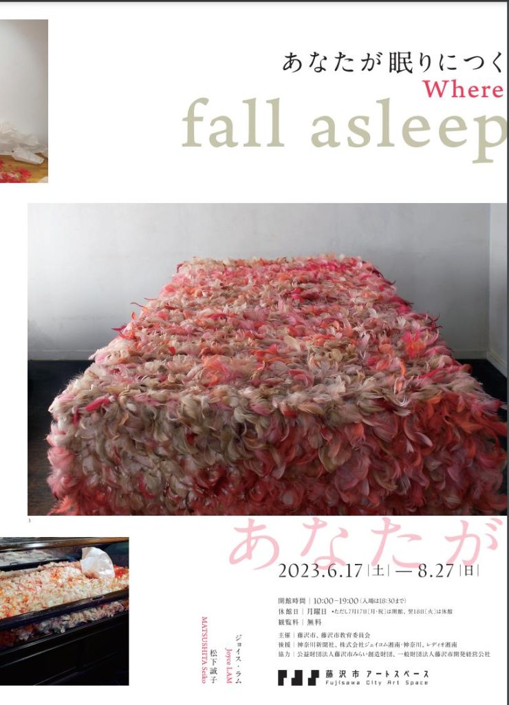 「あなたが眠りにつくところ」藤沢市アートスペース